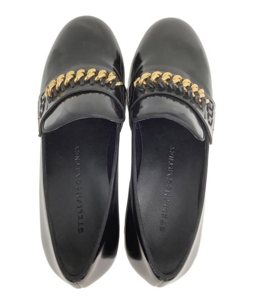 STELLA McCARTNEY（ステラマッカートニー）STELLA McCARTNEY (ステラマッカートニー) ビンクスローファー ブラック×ホワイト サイズ:23.5cmの古着・服飾アイテム