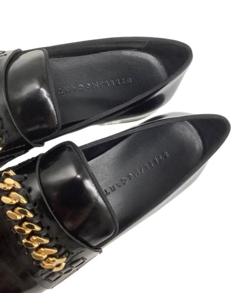 STELLA McCARTNEY（ステラマッカートニー）STELLA McCARTNEY (ステラマッカートニー) ビンクスローファー ブラック×ホワイト サイズ:23.5cmの古着・服飾アイテム
