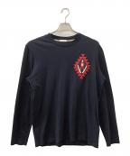 MONCLERモンクレール）の古着「長袖カットソー」｜ネイビー