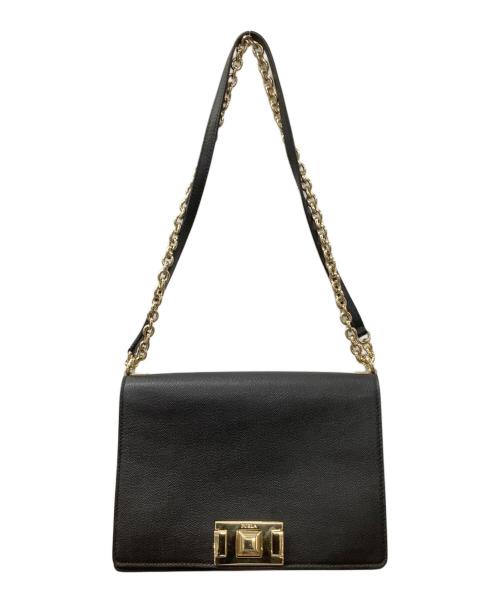 FURLA（フルラ）FURLA (フルラ) MIMIクロスボディショルダーバッグ ブラックの古着・服飾アイテム
