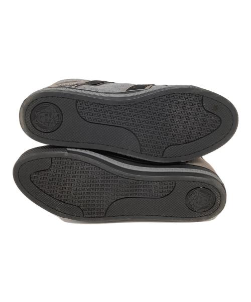 VERSACE（ヴェルサーチェ）VERSACE (ヴェルサーチェ) ハイカットスニーカー ブラウン×グレー サイズ:39の古着・服飾アイテム