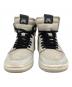 中古・古着 NIKE (ナイキ) AIR JORDAN1(エアジョーダン） ブラック×ベージュ サイズ:US9：10000円