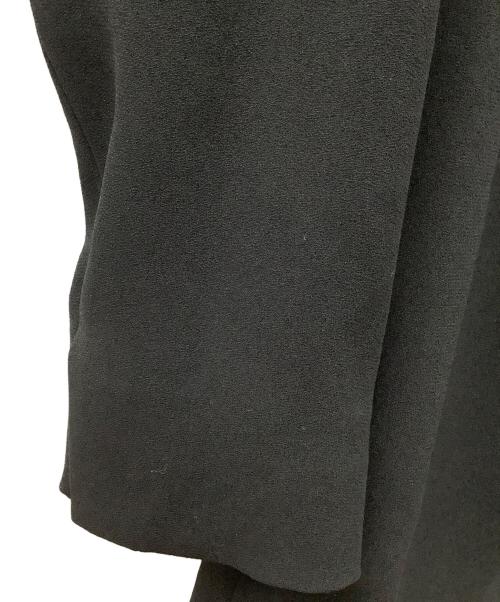 NO CONTROL AIR（ノーコントロールエアー）NO CONTROL AIR (ノーコントロールエアー) ライトクレープダブルクロスノーカラージャケット ブラック サイズ:38の古着・服飾アイテム