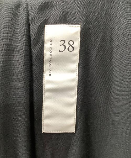 NO CONTROL AIR（ノーコントロールエアー）NO CONTROL AIR (ノーコントロールエアー) ライトクレープダブルクロスノーカラージャケット ブラック サイズ:38の古着・服飾アイテム