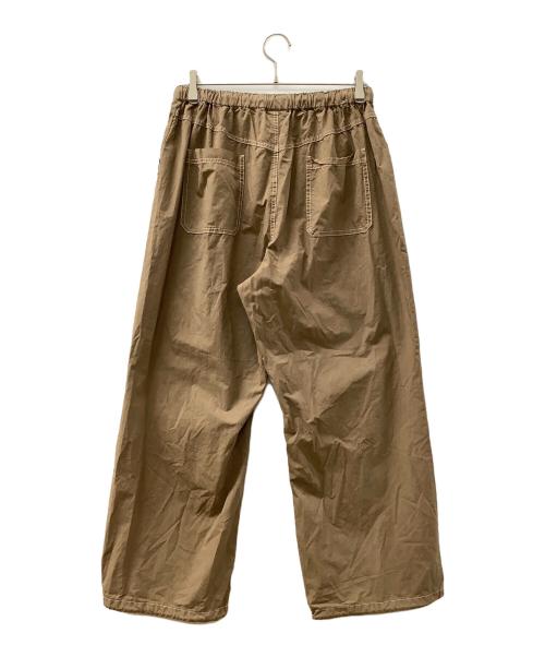 New Era（ニューエラ）New Era (ニューエラ) オーバーサイズド ガーメントダイ イージーパンツ ブラウン サイズ:L 未使用品の古着・服飾アイテム