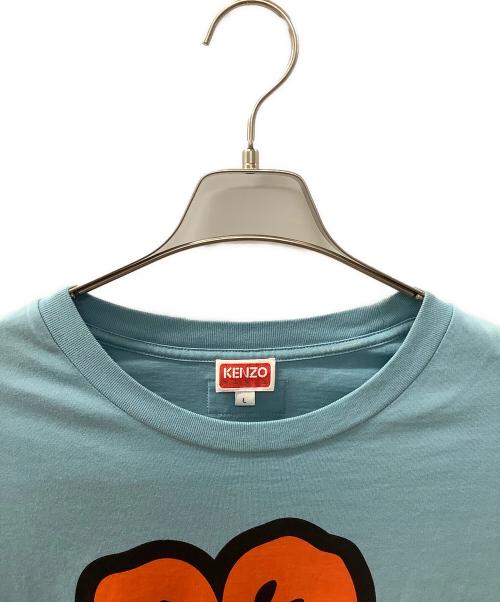 KENZO（ケンゾー）KENZO (ケンゾー) ロゴTシャツ BOKE FLOWER スカイブルー サイズ:Lの古着・服飾アイテム