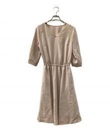 Mystrada（マイストラーダ）の古着「ワンピース」｜ベージュ