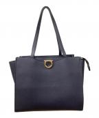 Salvatore Ferragamoサルヴァトーレ フェラガモ）の古着「GANCINI」｜ネイビー