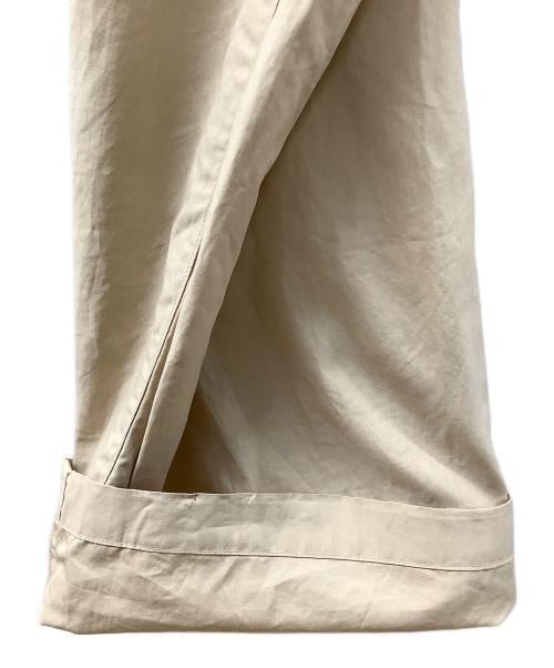 AURALEE（オーラリー）AURALEE (オーラリー) WASHED FINX TWILL EASY WIDE PANTS ベージュ サイズ:4の古着・服飾アイテム