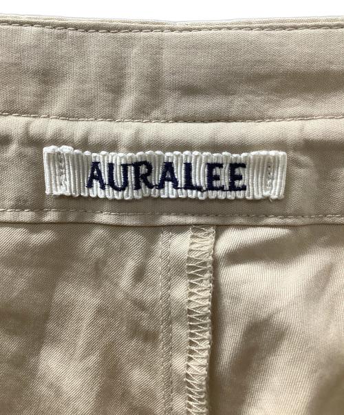 AURALEE（オーラリー）AURALEE (オーラリー) WASHED FINX TWILL EASY WIDE PANTS ベージュ サイズ:4の古着・服飾アイテム