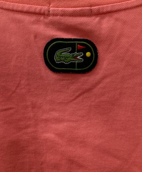 LACOSTE（ラコステ）LACOSTE (ラコステ) ヘンリーネック 半袖Tシャツ カットソー ピンク サイズ:US Lの古着・服飾アイテム