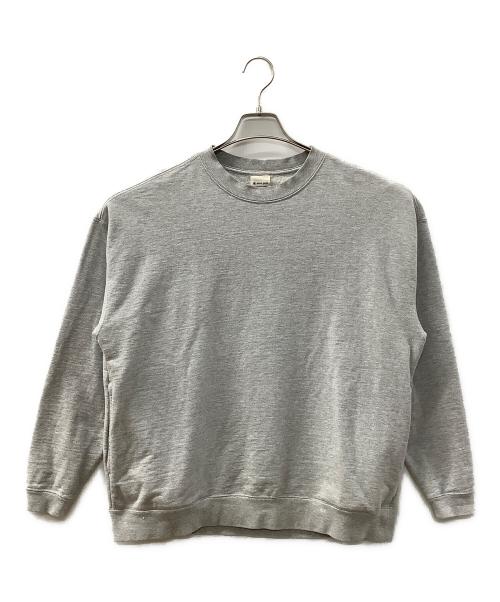 Snow peak（スノーピーク）Snow peak (スノーピーク) Recycled Cotton Sweat Crew-Neck（リサイクル コットン スウェット クルーネック）　） グレー サイズ:Mの古着・服飾アイテム