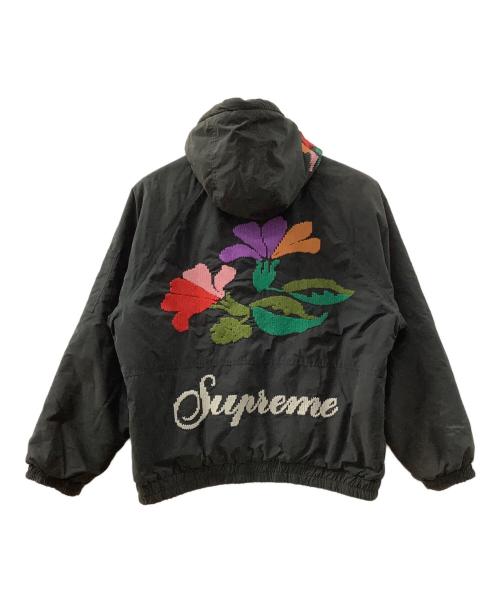 SUPREME（シュプリーム）SUPREME (シュプリーム) Needlepoint Hooded Jacket ブラック サイズ:Mの古着・服飾アイテム