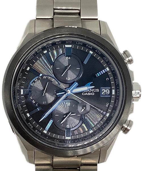 CASIO（カシオ）CASIO (カシオ) OCEANUS（オシアナス） ブラック×ブルーの古着・服飾アイテム