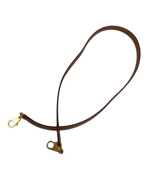 HERMES（エルメス）HERMES (エルメス) ショルダーストラップ ブラウンの古着・服飾アイテム