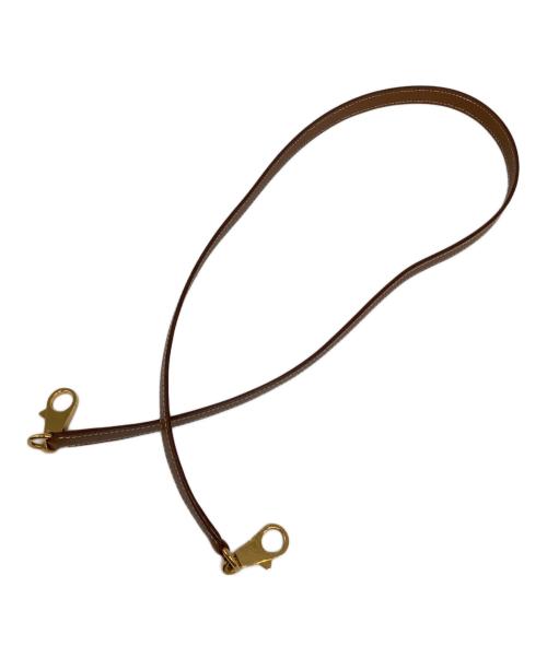HERMES（エルメス）HERMES (エルメス) ショルダーストラップ ブラウンの古着・服飾アイテム