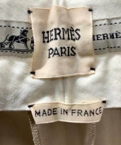 HERMES（エルメス）HERMES (エルメス) パンツ ベージュ サイズ:36の古着・服飾アイテム
