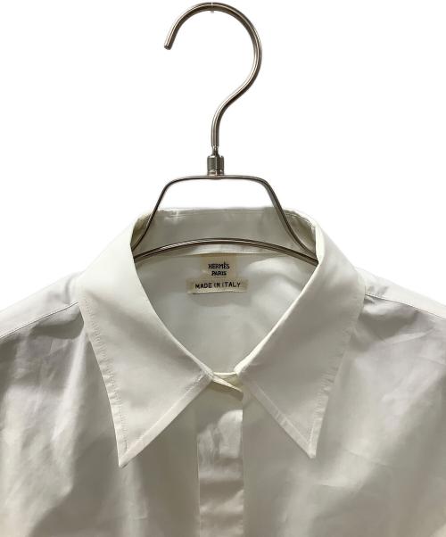 HERMES（エルメス）HERMES (エルメス) 長袖シャツ ホワイト サイズ:36の古着・服飾アイテム