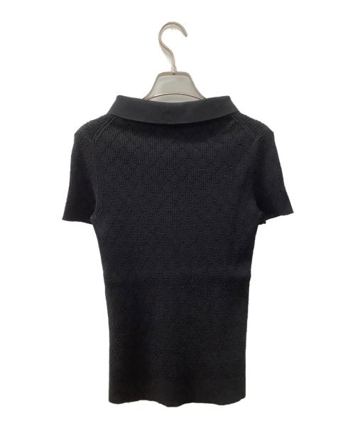 CHANEL（シャネル）CHANEL (シャネル) 半袖ニット ブラック サイズ:36の古着・服飾アイテム