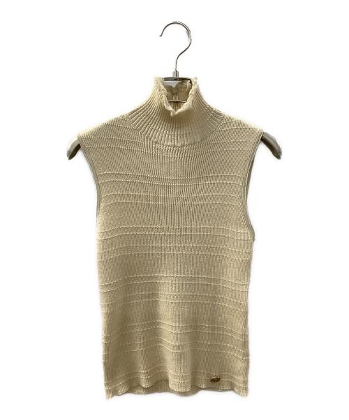 CHANEL（シャネル）CHANEL (シャネル) ラメニット ベージュ サイズ:38の古着・服飾アイテム