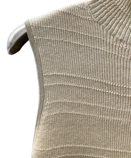 CHANEL（シャネル）CHANEL (シャネル) ラメニット ベージュ サイズ:38の古着・服飾アイテム