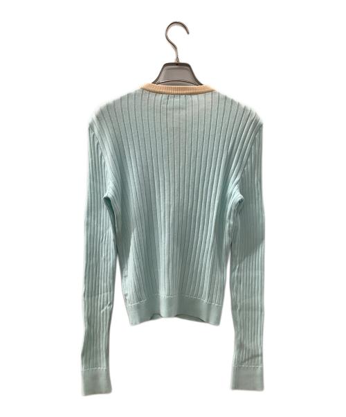 CHANEL（シャネル）CHANEL (シャネル) アンサンブルニットカーディガン スカイブルー サイズ:40の古着・服飾アイテム