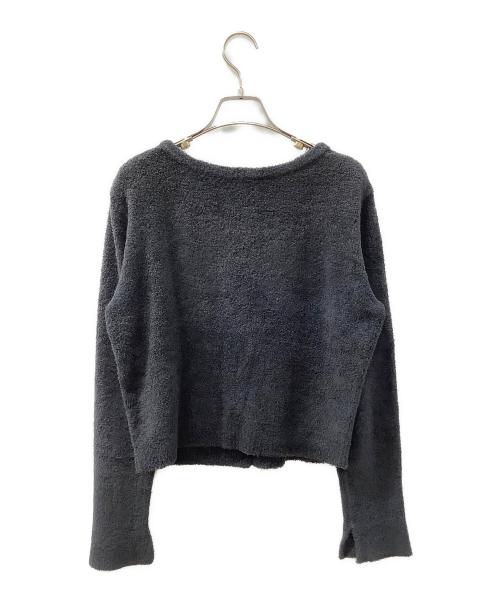 CHANEL（シャネル）CHANEL (シャネル) パイル地カーディガン ネイビー サイズ:42の古着・服飾アイテム