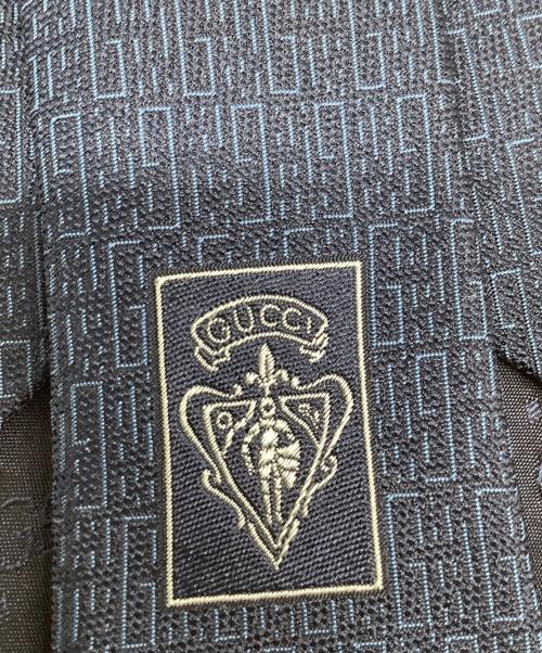 GUCCI（グッチ）GUCCI (グッチ) ネクタイ ネイビー サイズ:-の古着・服飾アイテム