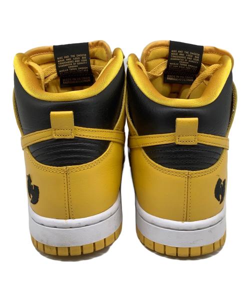 NIKE（ナイキ）NIKE (ナイキ) wu-tang clan (ウータンクラン) Dunk High Retro（ダンクハイレトロ） イエロー×ブラック サイズ:US8.5の古着・服飾アイテム