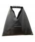 MM6 Maison Margiela (エムエムシックスメゾンマルジェラ) エコレザージャパニーズトート ブラック：25000円