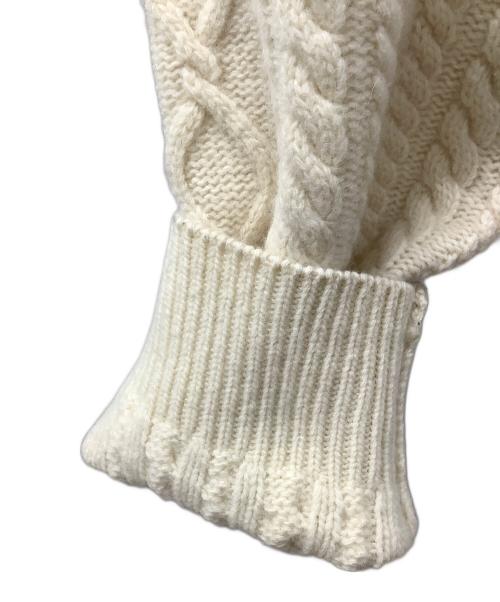 RYETENDER（ライテンダー）RYETENDER (ライテンダー) ケーブルニットカーディガン ベージュの古着・服飾アイテム