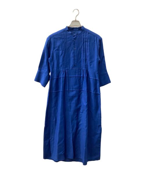 MACPHEE（マカフィー）MACPHEE (マカフィー) 長袖ワンピース ブルー サイズ:36の古着・服飾アイテム
