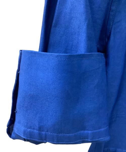 MACPHEE（マカフィー）MACPHEE (マカフィー) 長袖ワンピース ブルー サイズ:36の古着・服飾アイテム