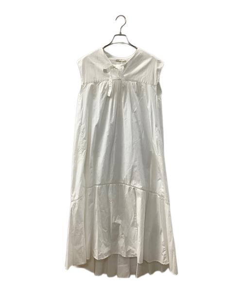 ne quittez pas（ヌキテパ）ne quittez pas (ヌキテパ) ノースリーブワンピース ホワイト サイズ:Fの古着・服飾アイテム