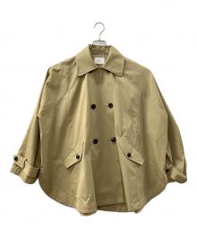 ELLIE（エリー）の古着「ケープトレンチコート」｜ベージュ