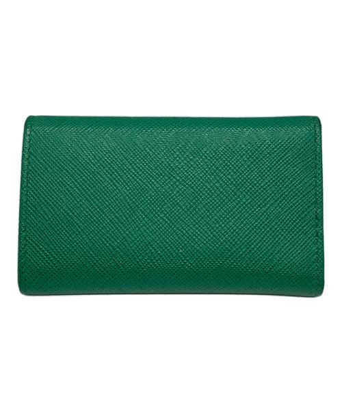 PRADA（プラダ）PRADA (プラダ) サフィアーノトライアングル グリーンの古着・服飾アイテム