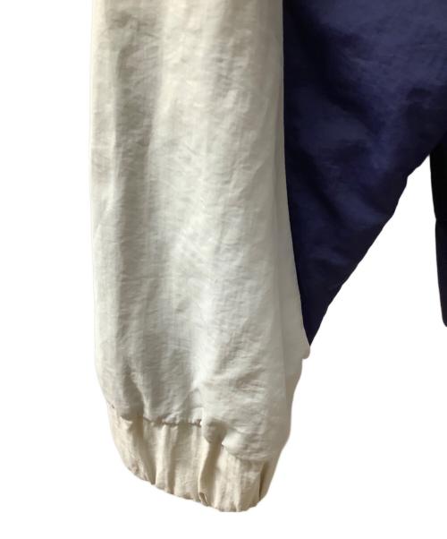 EVE under blue（イブアンダーブルー）EVE under blue (イブアンダーブルー) ナイロンパーカー グレー×ネイビー サイズ:Lの古着・服飾アイテム