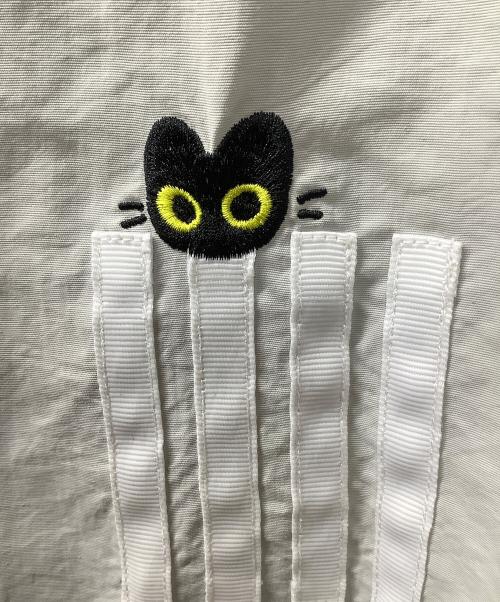 EVE under blue（イブアンダーブルー）EVE under blue (イブアンダーブルー) ナイロンパーカー グレー×ネイビー サイズ:Lの古着・服飾アイテム