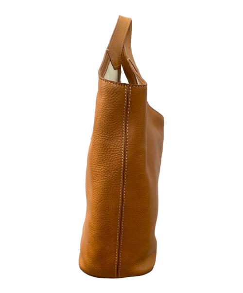 genten（ゲンテン）genten (ゲンテン) トートバッグ ブラウンの古着・服飾アイテム