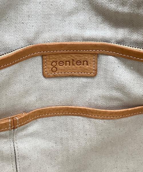 genten（ゲンテン）genten (ゲンテン) トートバッグ ブラウンの古着・服飾アイテム