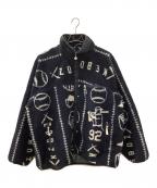 KEBOZケボズ）の古着「フリースジャケット」｜ネイビー