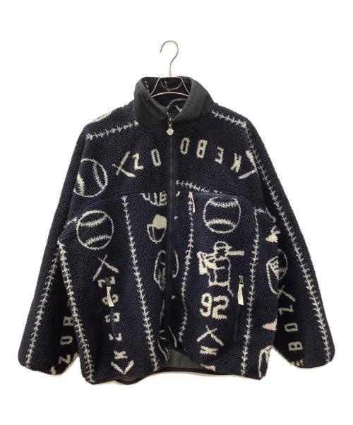 KEBOZ（ケボズ）KEBOZ (ケボズ) フリースジャケット ネイビー サイズ:Lの古着・服飾アイテム