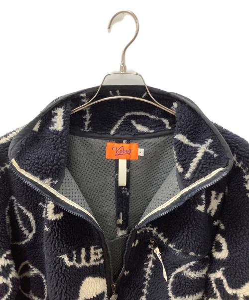 KEBOZ（ケボズ）KEBOZ (ケボズ) フリースジャケット ネイビー サイズ:Lの古着・服飾アイテム