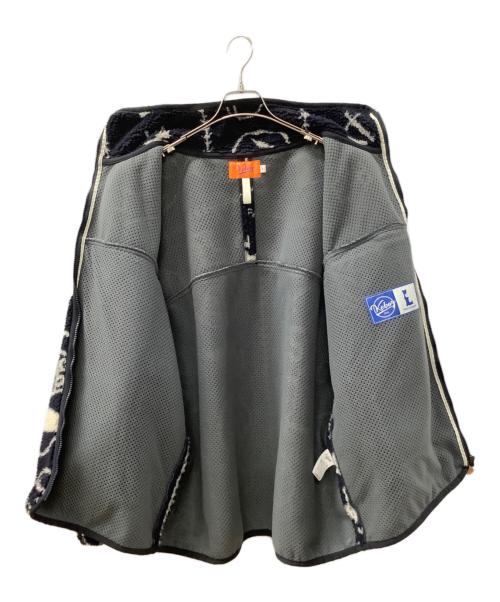 KEBOZ（ケボズ）KEBOZ (ケボズ) フリースジャケット ネイビー サイズ:Lの古着・服飾アイテム