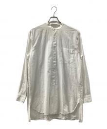 COMOLI（コモリ）の古着「バンドカラーシャツ」｜ホワイト