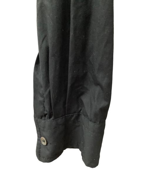 BLACK COMME des GARCONS（ブラックコムデギャルソン）BLACK COMME des GARCONS (ブラックコムデギャルソン) フーデットシャツ ブラック サイズ:Lの古着・服飾アイテム