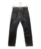 FATエフエーティー）の古着「デニムパンツ」｜ブラック