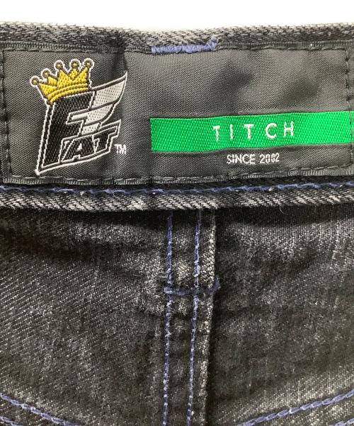 FAT（エフエーティー）FAT (エフエーティー) デニムパンツ ブラック サイズ:Mの古着・服飾アイテム