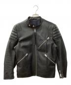 Acne studiosアクネ ストゥディオス）の古着「レザーライダースジャケット」｜ブラック