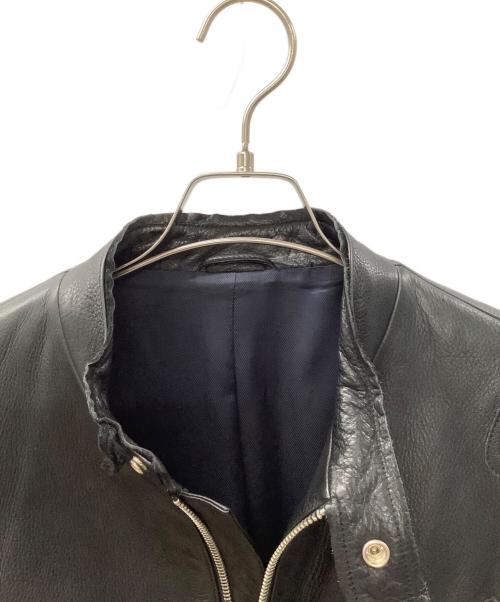 Acne studios（アクネ ストゥディオス）Acne studios (アクネ ストゥディオス) レザーライダースジャケット ブラック サイズ:50の古着・服飾アイテム